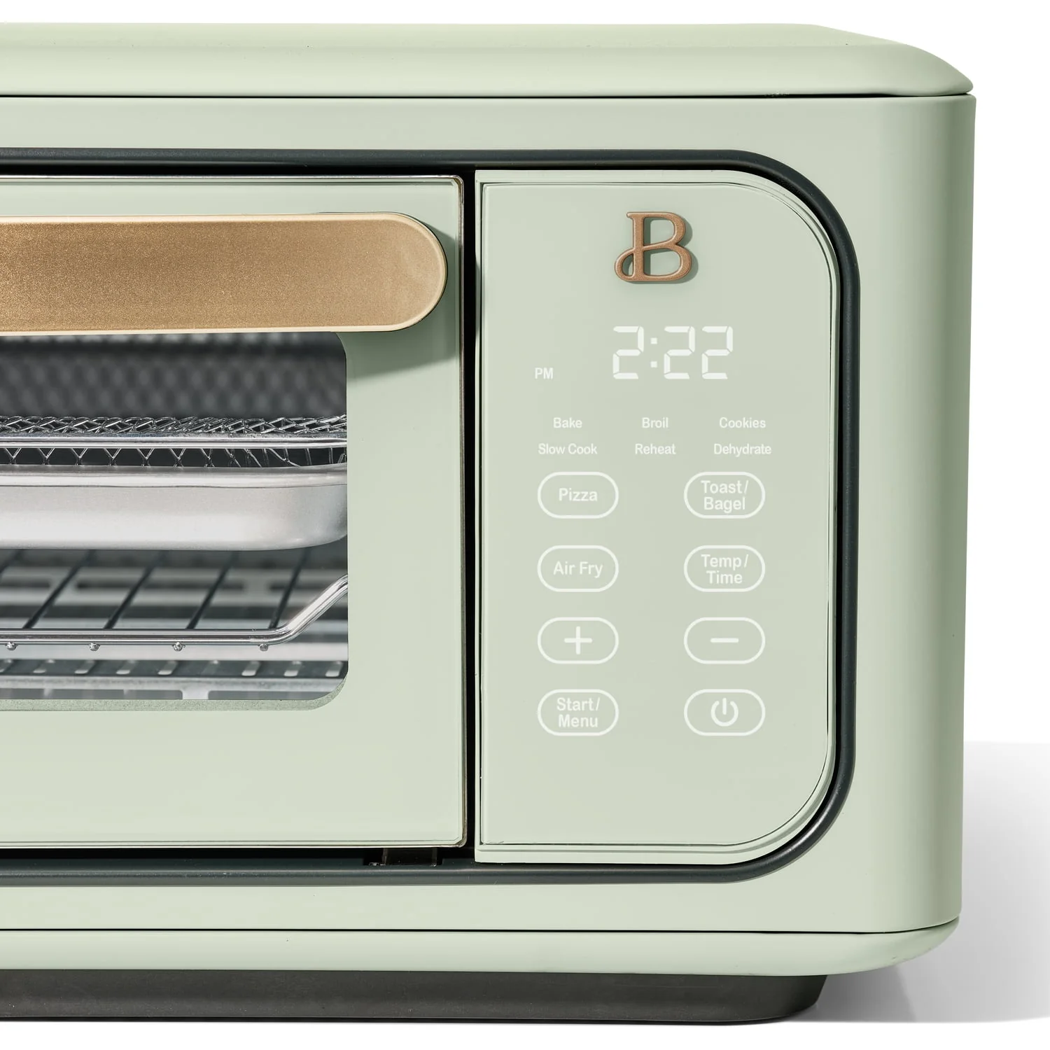 Beautiful Infrared Air Fry Toaster Oven, 9-Slice, 1800 W, Black Sesame by Drew Barrymore