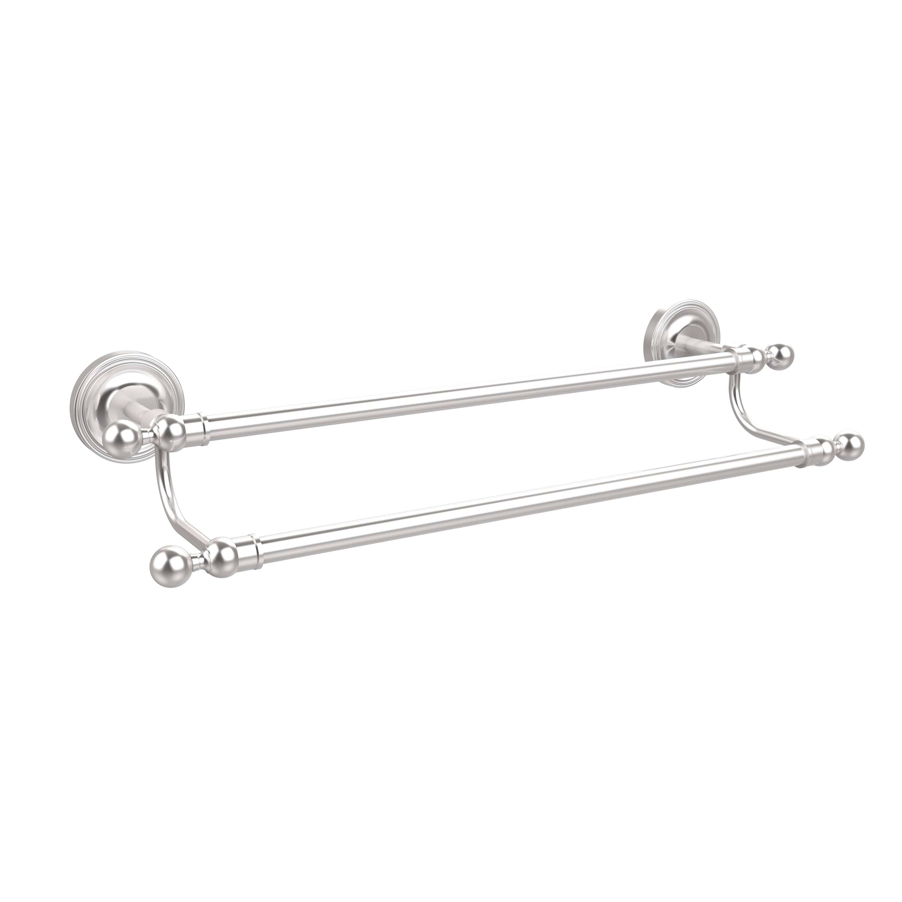 Allied Brass Regal Collection 36 inch Double Towel Bar Satin Chrome