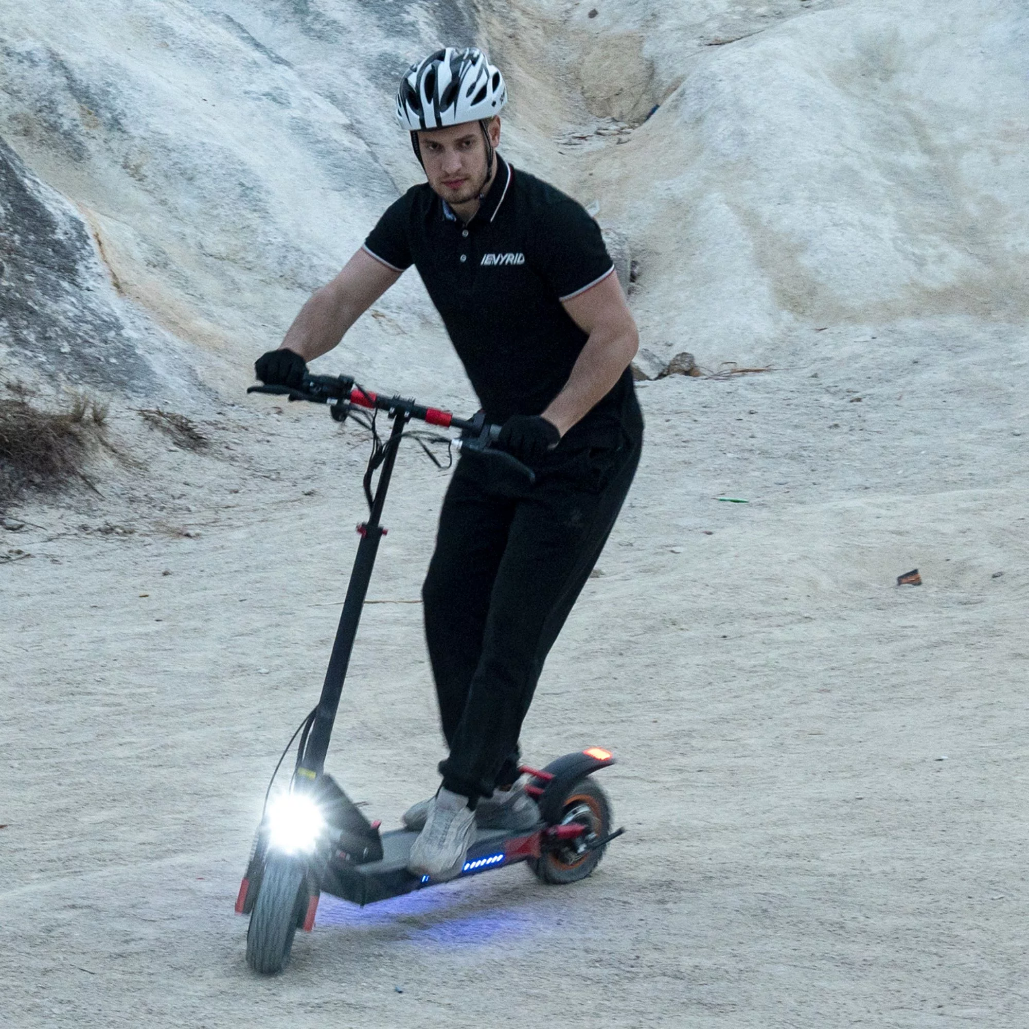 iENYRID M4 Foldable Electric Scooter Adult Electric Skateboard with Seat, 600W Commuter E-Scooter Bikes for Teens Adults w/ 10'' off road Tires