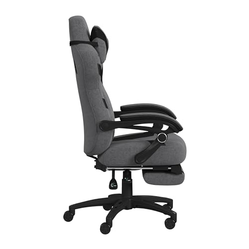 RESPAWN 110 Pro Gaming Chair - Gaming Chair with Footrest, Reclining Gaming Chair, Video Gaming Computer Desk Chair, Adjustable Desk Chair