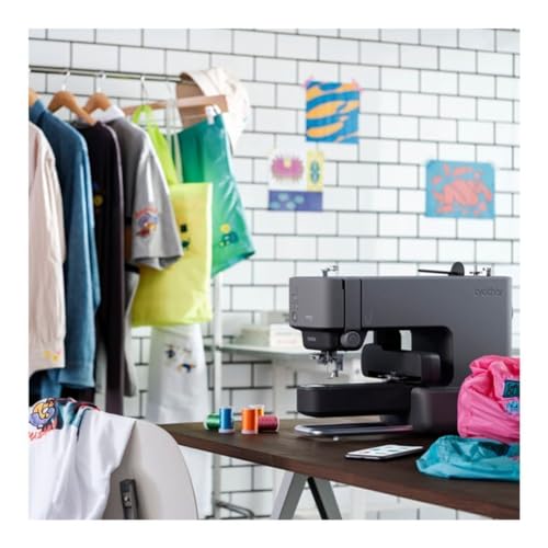 Brother Skitch Embroidery Machine - Precision Single-Needle Stitching with Speed Control Bundle with 24 Assorted Colors Thread