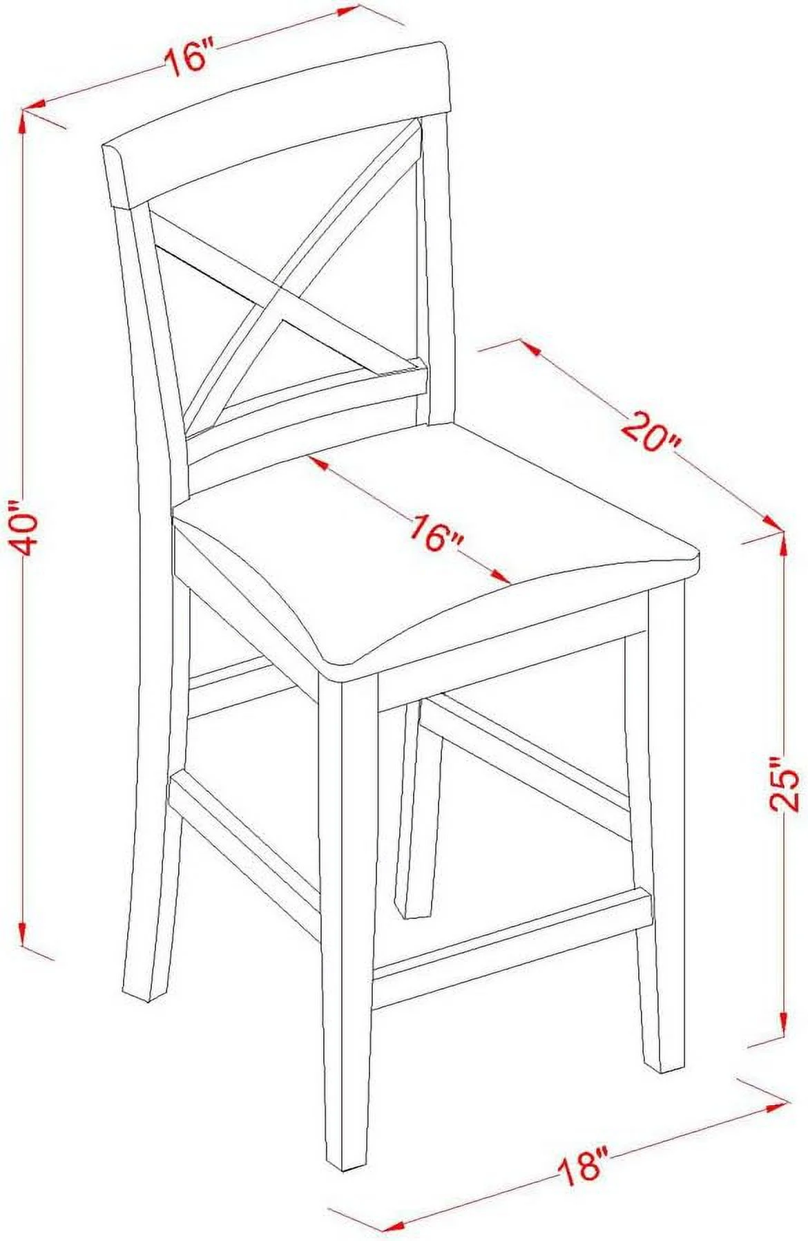3 Piece Counter Height Set For Small Spaces Contains A Square Kitchen Table And 2 Linen Fabric Dining Room Chairs, 36X36 Inch