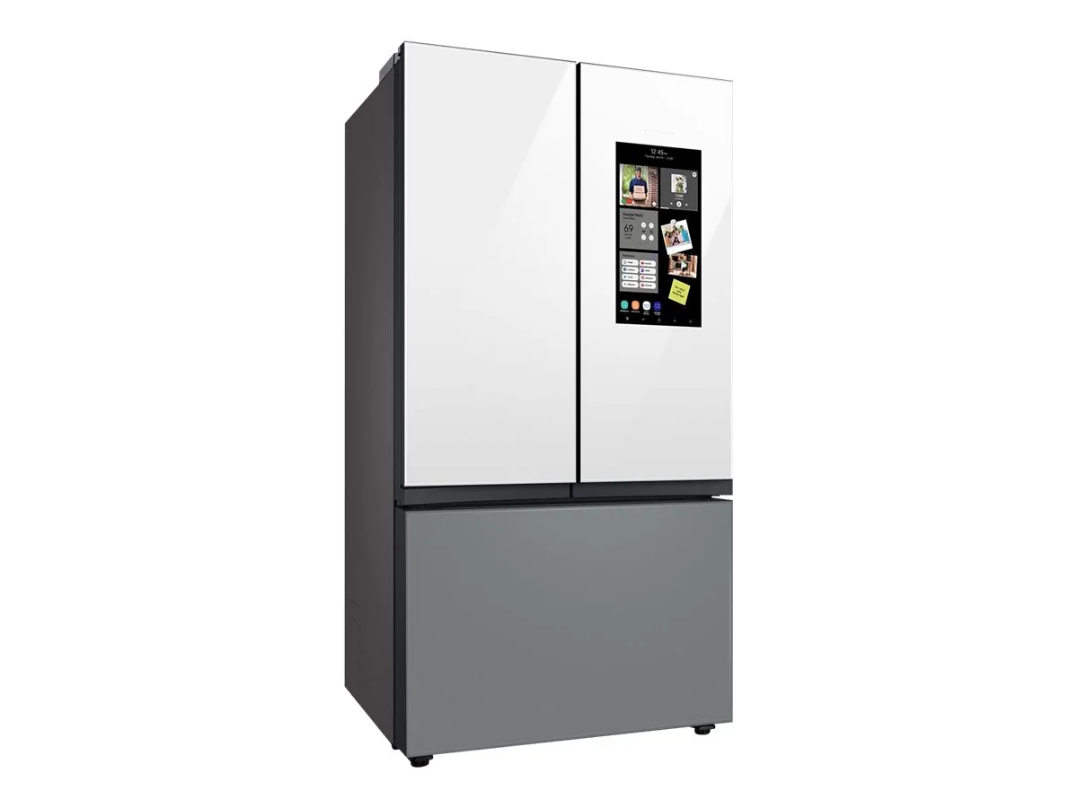 Samsung Bespoke 3-Door French Door Refrigerator (24 cu. ft.) - with Family Hubâ„¢ Panel RF24BB69006M