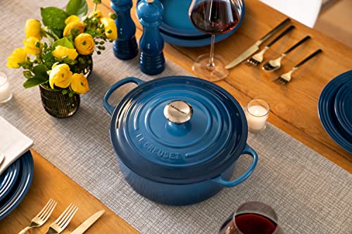 Le Creuset Enameled Cast Iron Signature Round Dutch Oven, 5.5 qt., Cerise