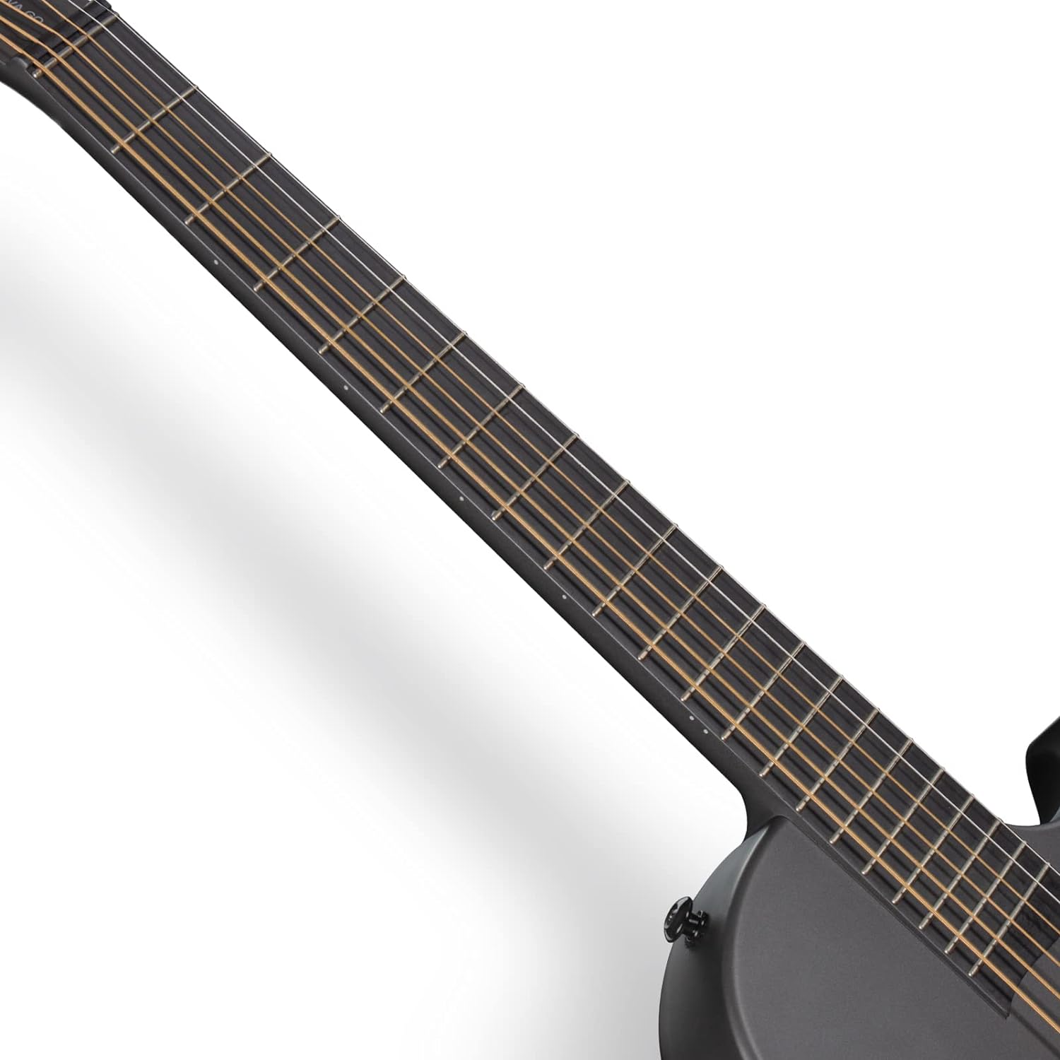 Enya NOVA Go SP1 Carbon Fiber Acoustic Electric Guitar with Smart AcousticPlus 35 Inch Travel Acustica Guitarra Starter Bundle Kit(Black) & Enya
