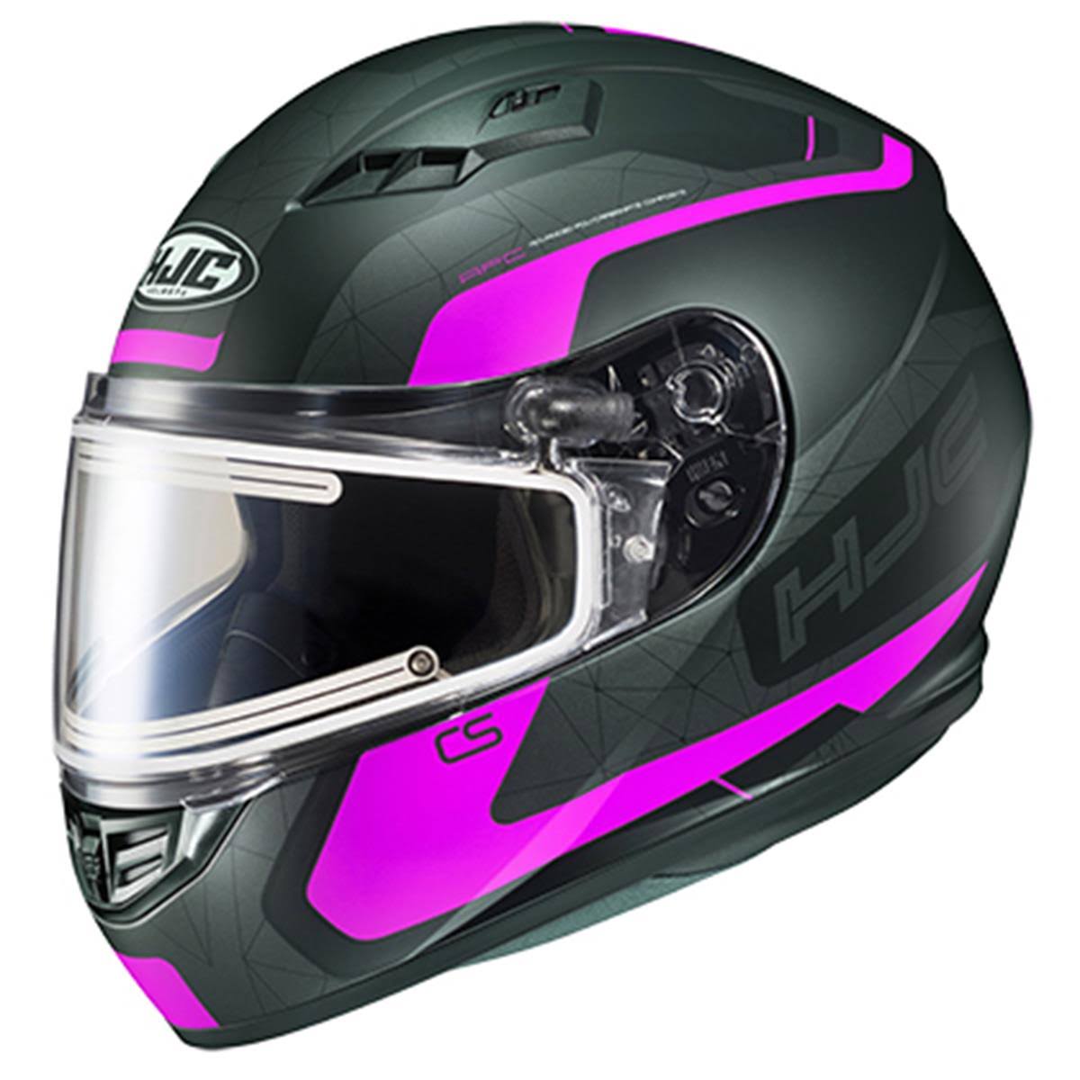 HJC CS-R3 Electric Snowmobile Helmet Dosta Black/Pink Xs