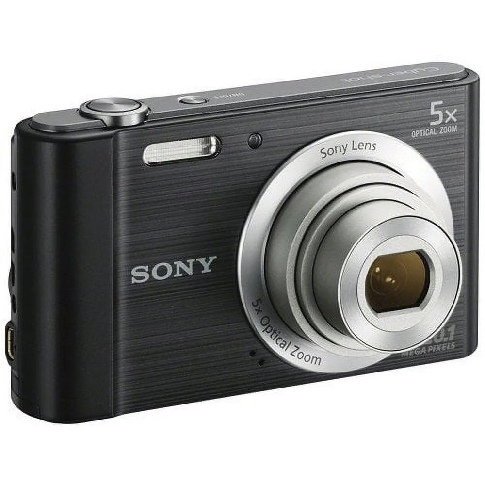 Sony Cyber-shot DSC-W800 Digital Camera (Black) + 16GB Pixi- I3ePro Accessory Bundle