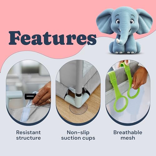 TODALE Extra Large Playpen for Babies and Toddlers 79”×70”- Tear-Resistant, Safe Indoor & Outdoor Oversized Thick Play Yard for Infant, Toddler