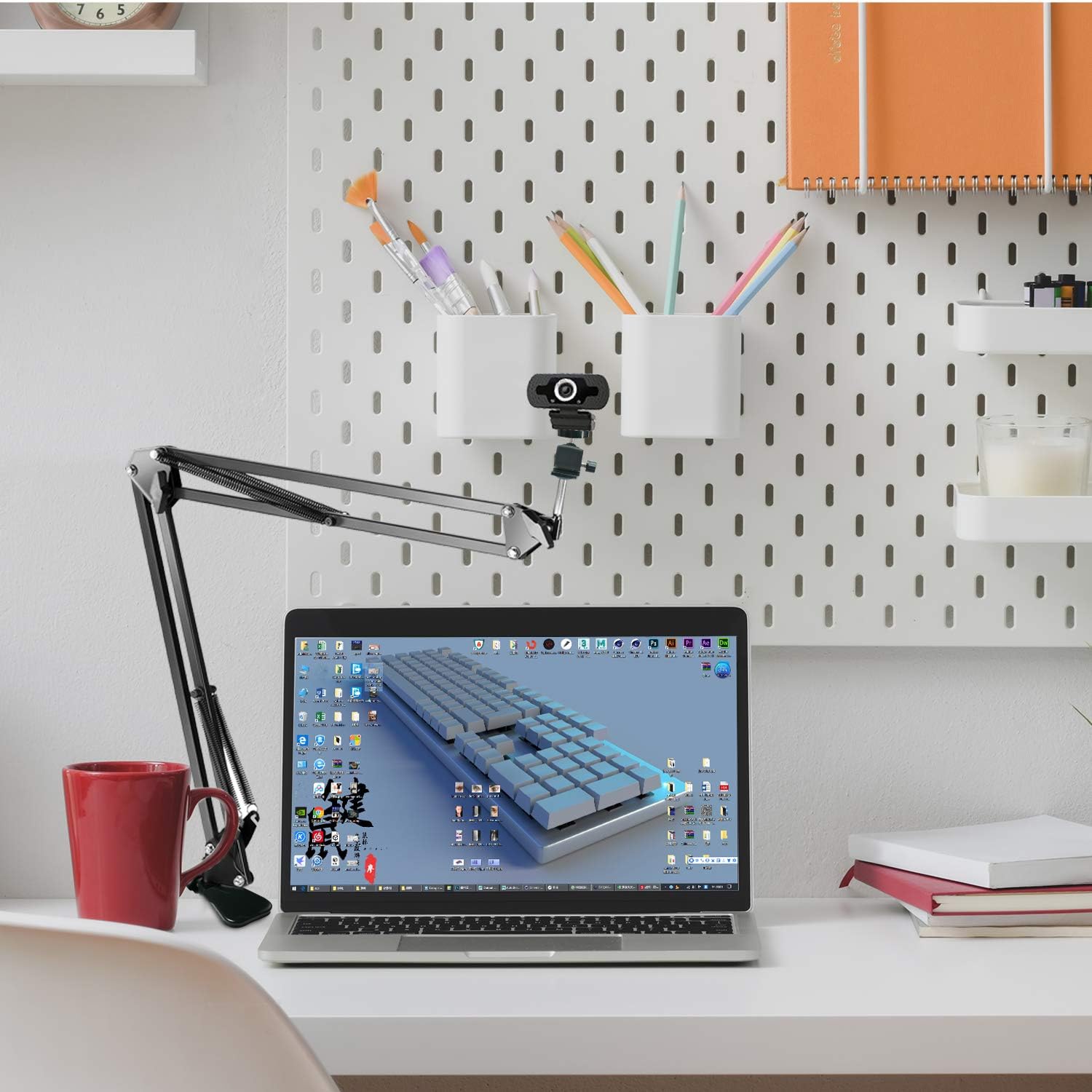 Anivia Webcam Stand,Desk Mount Camera Arm Clamp Stand