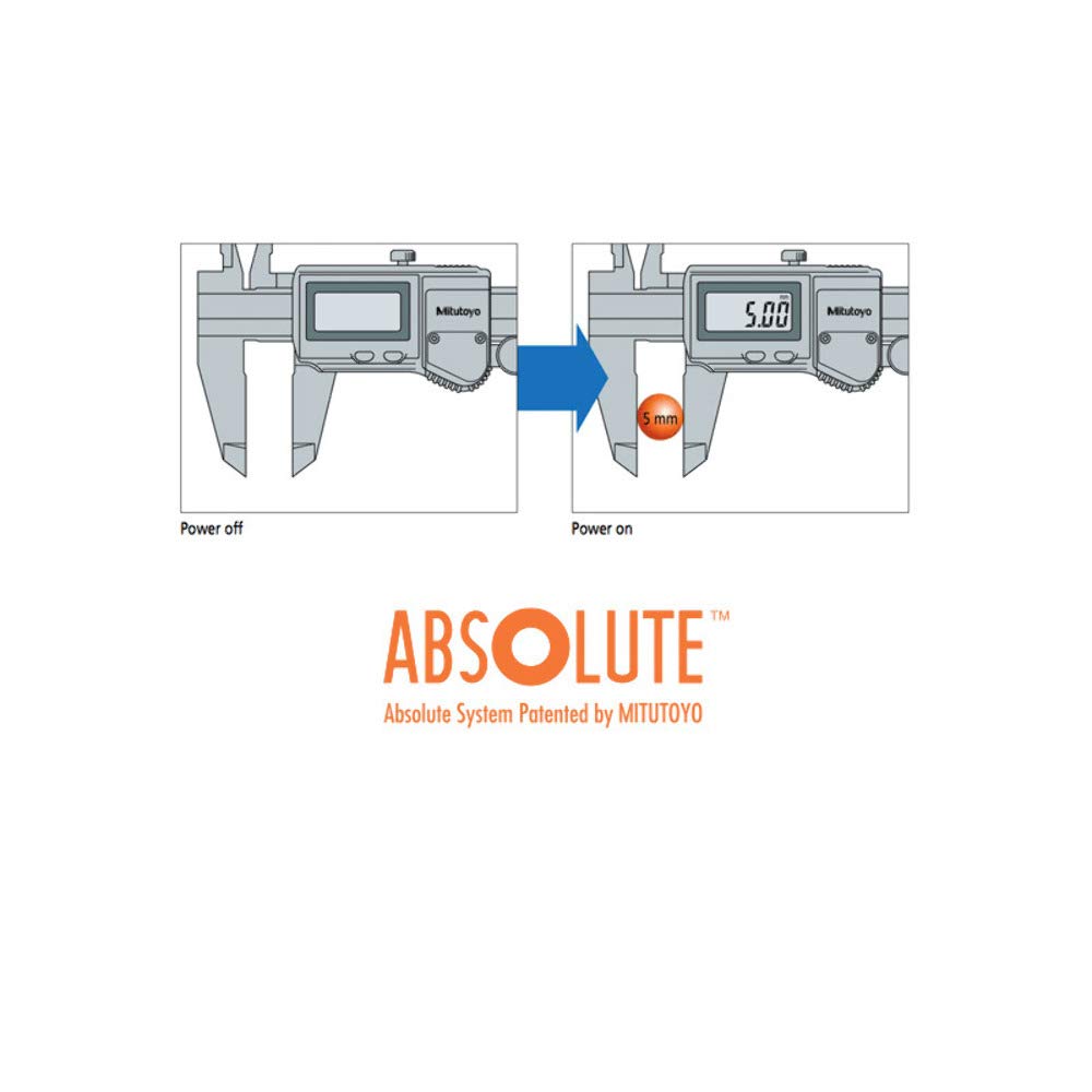Mitutoyo 500-752-20, Coolant Proof Digimatic Caliper, 0-6, IP67, 0005 0/01 mm No SPC
