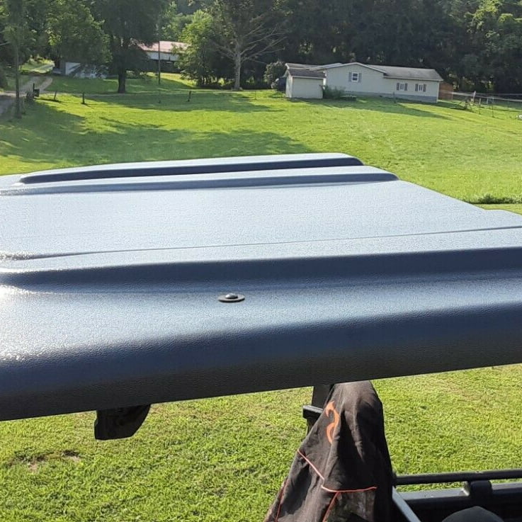 KOJEM Hard Top Roof Black Plastic for JD Gator 625 825i / Yamaha Rhino/ Kawasaki MULE 4010 Teryx/ Bobcat 3400/ Holland Rustler/ Full Size Polaris