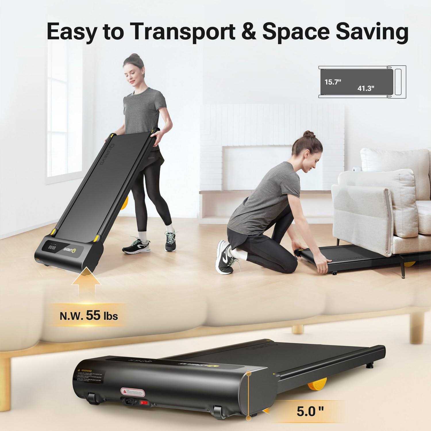 UREVO Spacewalk Lite Under Desk Treadmill - Sports Supplies Online Store