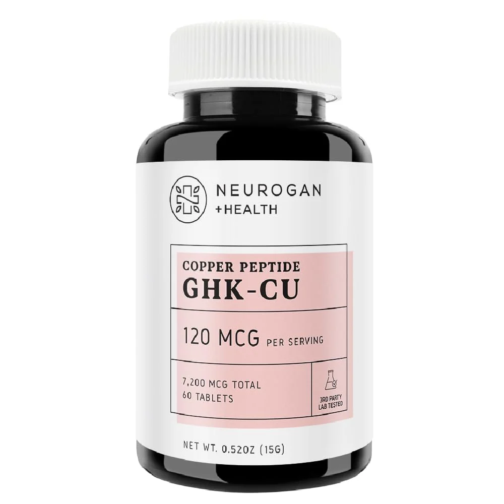 Copper Peptide Tablets, 120 MCG/Tablet, 7200 MCG Total, 60ct. - Kansas Nuitrition - HNZSDS
