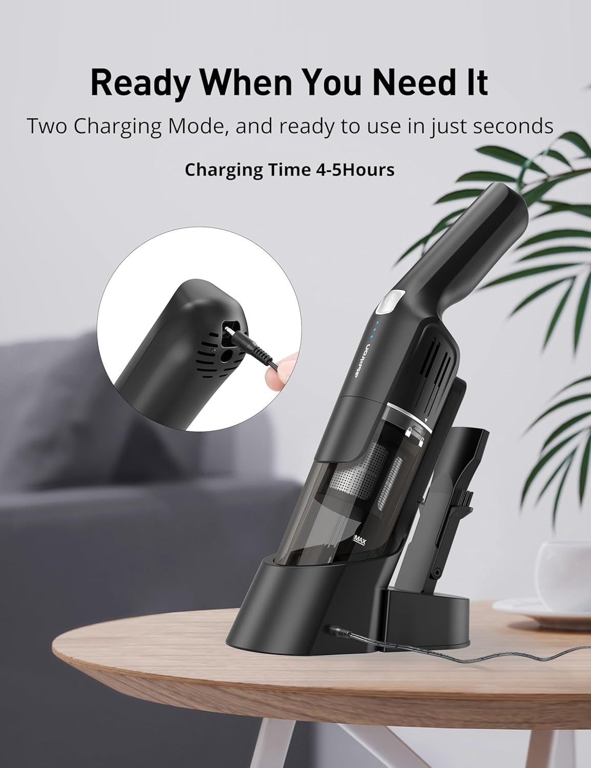 Aspiron Canister Vacuum Cleaner and Cordless Handheld Vacuum Cleaner