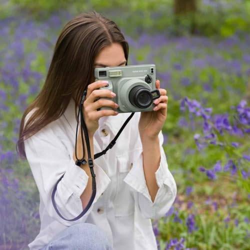 Fujifilm Instax Wide 400 Instant Camera (Sage Green) + INSTAX Wide Film (20 Exposures) + Shutter Accessories Bundle &ndash; Carrying Case