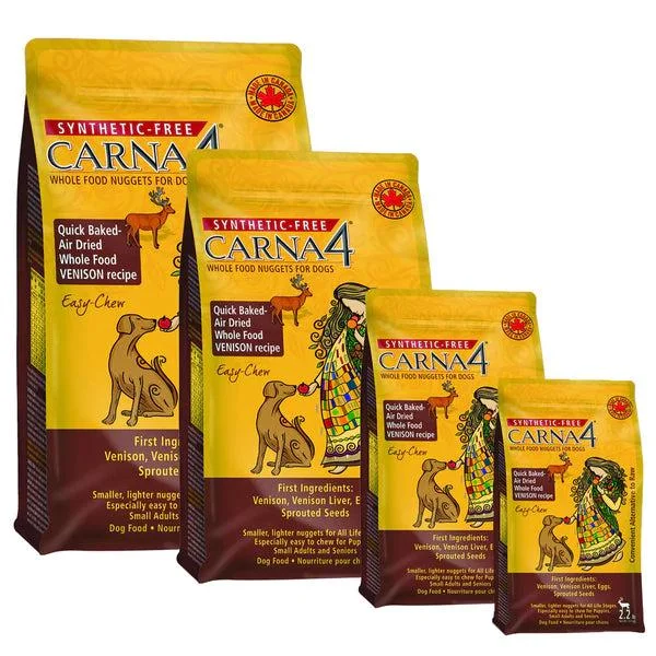 Carna4 Venison Grain Free Hand Crafted Dry Dog Food  20 lb