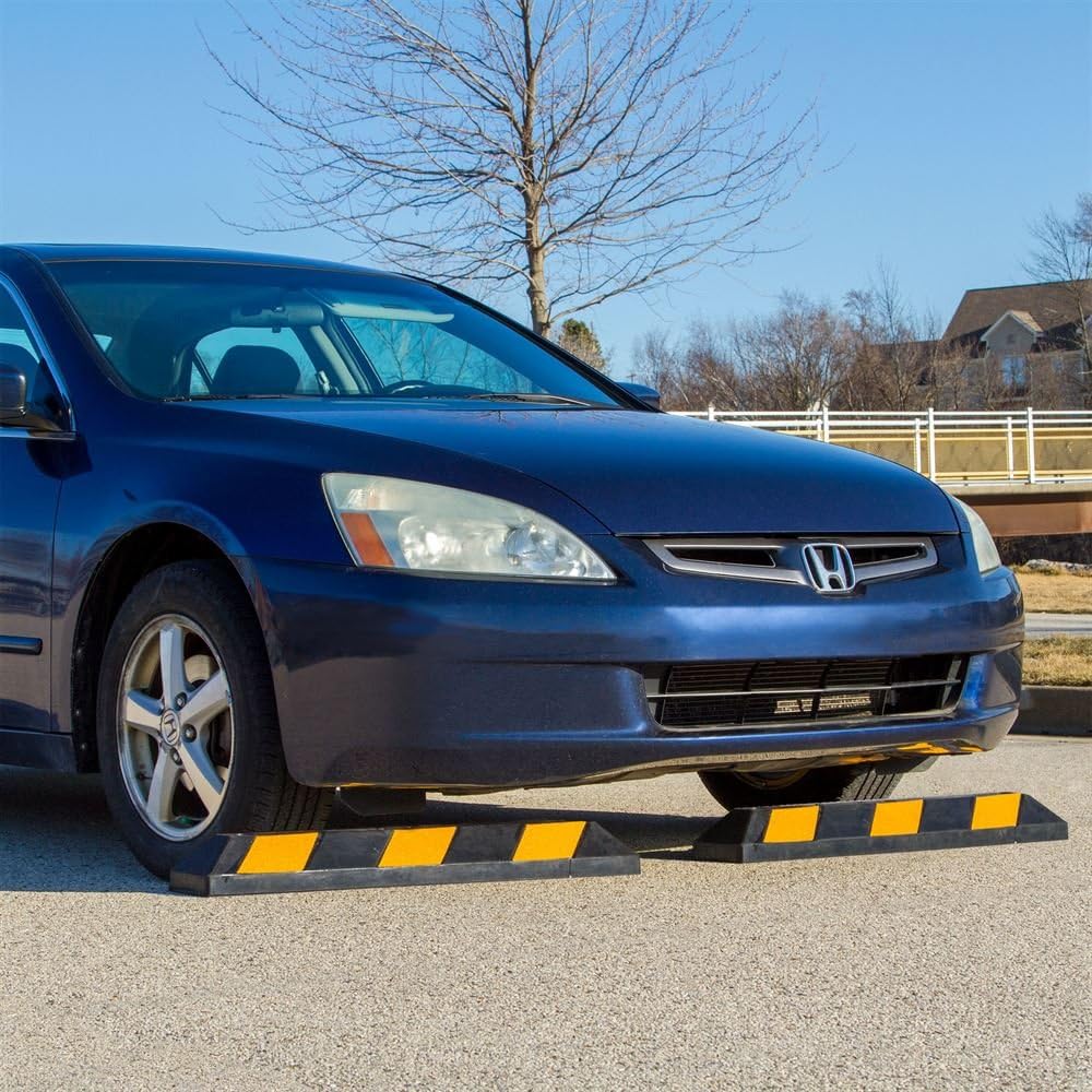 Discount Ramps Guardian DH-PB-5 Heavy Duty Rubber Parking Curb - 36 Inch x 5.9 Inch Pack of 2