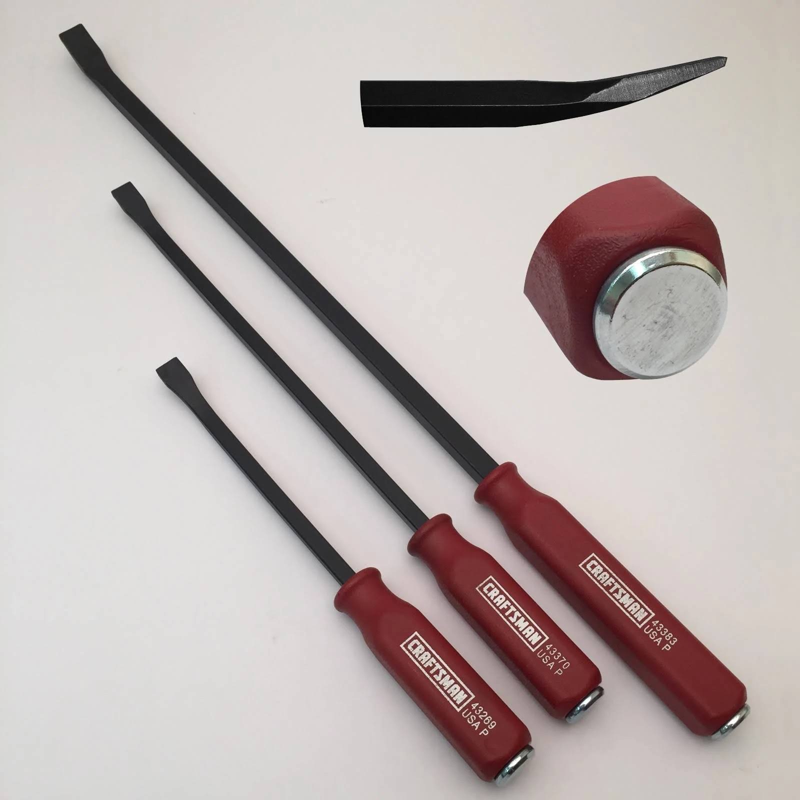 Craftsman 3-Piece Pry Bar Set with Strike Cap