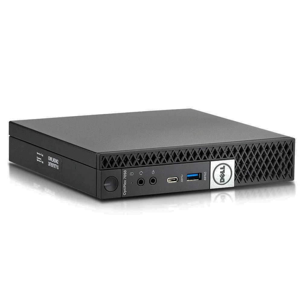 Restored Dell Optiplex 7050 Micro PC Intel i5-7500T 2.7Ghz - 8GB DDR4 - 128GB SSD - Win 10 Pro () (Refurbished)