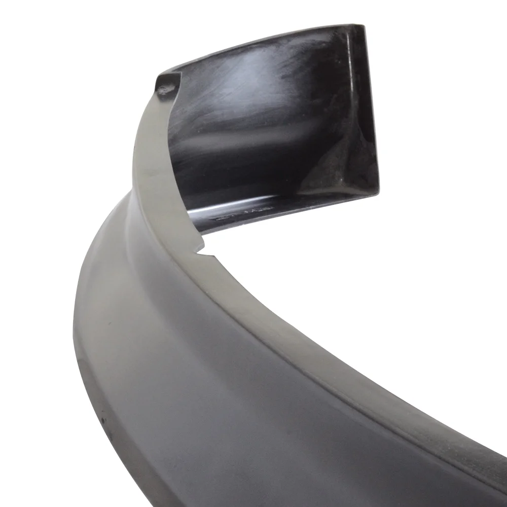 Ikon Motorsports Compatible with 04-10 BMW E60 E61 5 Series Ikon Style Front Bumper Lip Spoiler - Urethane