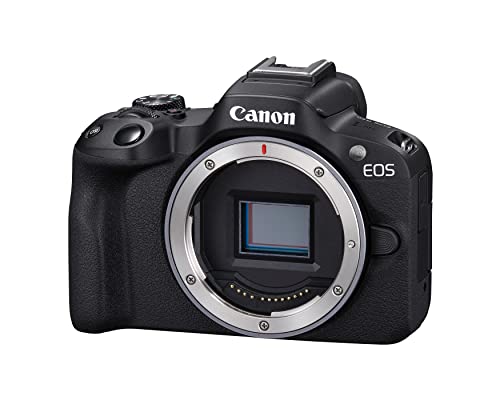 Canon EOS R50 Mirrorless Camera RF-S18-45mm F4.5-6.3 is STM Lens Kit, 24.2 Megapixel CMOS (APS-C) Sensor, 4K Video, Hybrid Camera, Photo and Video