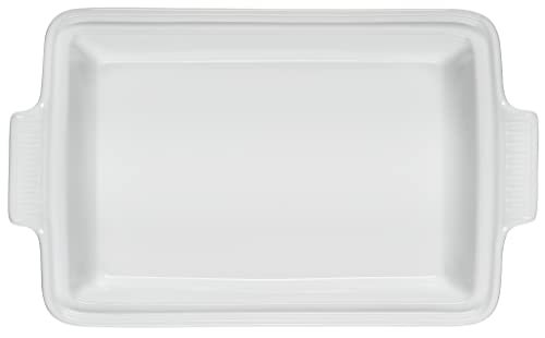 Le Creuset Stoneware Heritage Covered Rectangular Casserole, 4 qt. (12" x 9"), Cerise