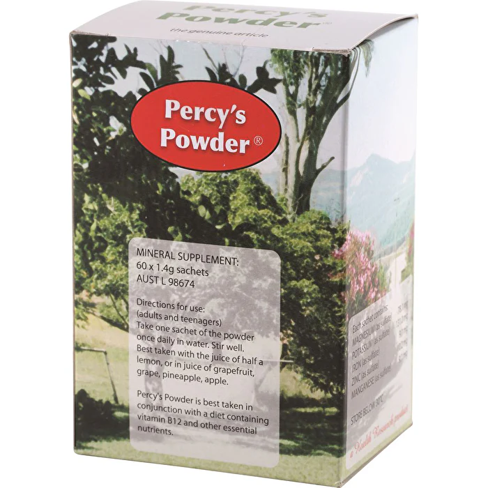 PERCY'S PRODUCTS Percy's Products Percy's Powder (Mineral Supplement) Sachets 1.4g x 60 Pack