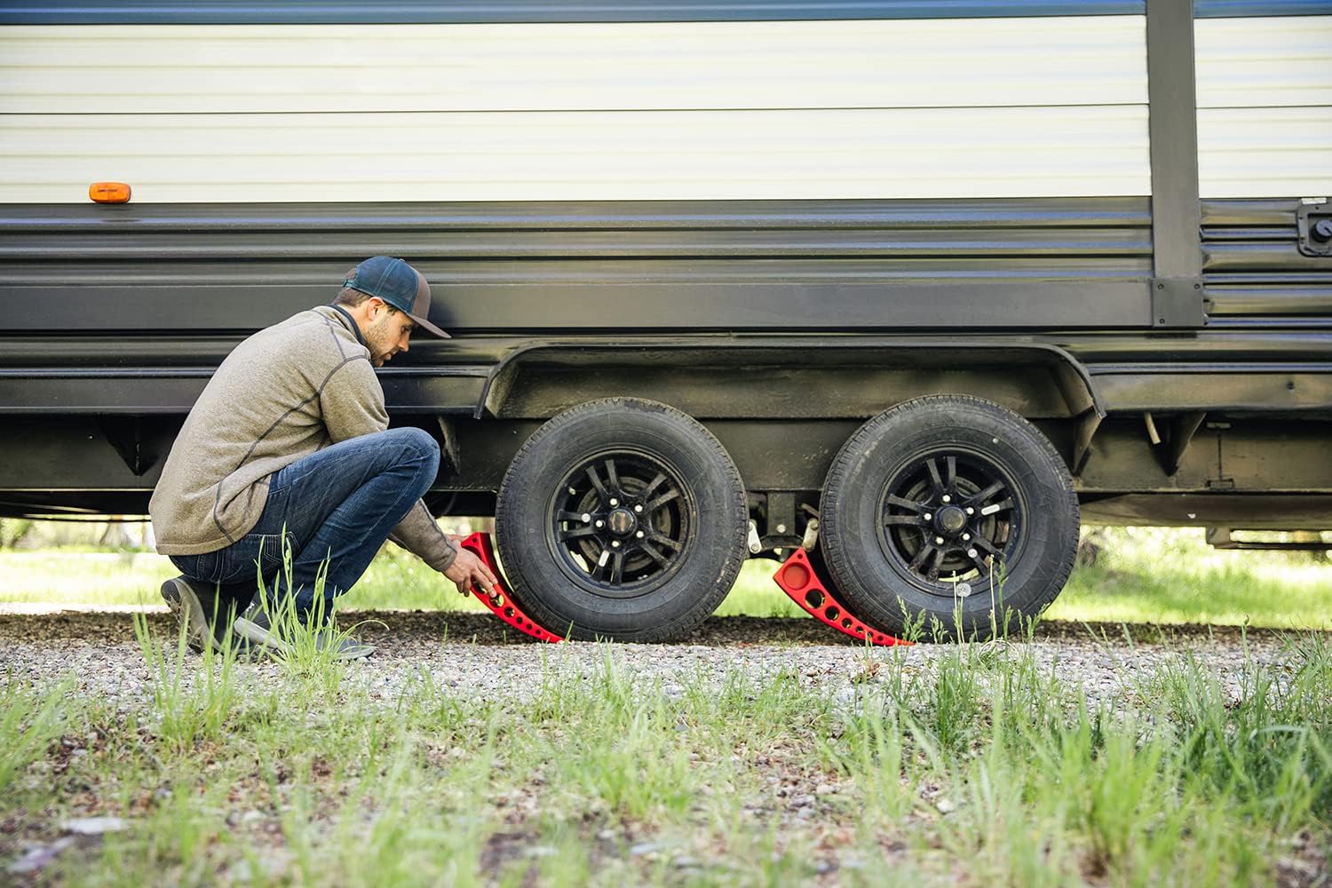 ANDERSEN HITCHES | RV Accessories | 2-Pack Camper Leveler System Must Have RV |LIFETIMEWARRANTY Camping Travel Easy Storage Jack stabilizer Block |