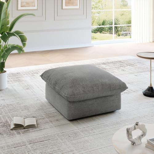 Cloud Modular Sectional Sofa, Waterproof Down Filled Sectional Sofas, High Backrest V Shaped 5 Seater Sectional Couches for Living Room