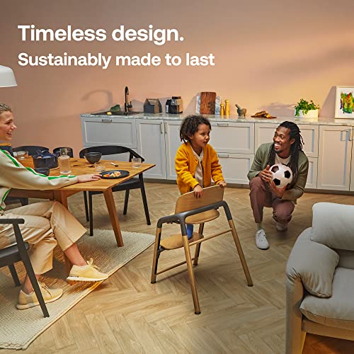 Bugaboo Giraffe Wooden Baby High Chair, Adjustable in 1 Second, Easy to Clean, Safe and Ergonomic Highchair