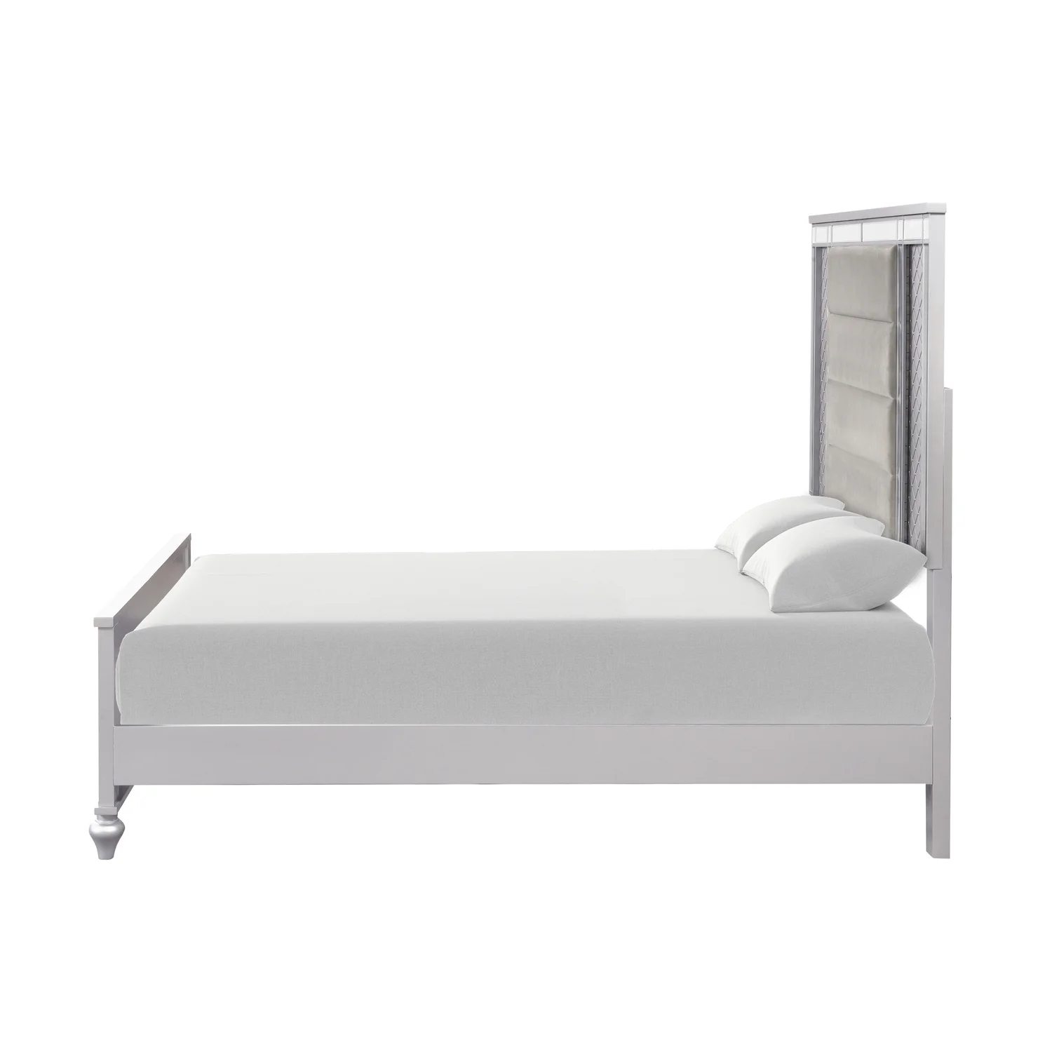 Glory Furniture Livorno G02703A-KB King Bed Silver CHampagne and Mirror