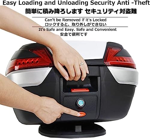 LEEBERTY Motorbike Tailgate, Motorbike Top Box, Motorbike Rear Luggage, Motorbike Travelling Top BoxMotorcycle Accessories