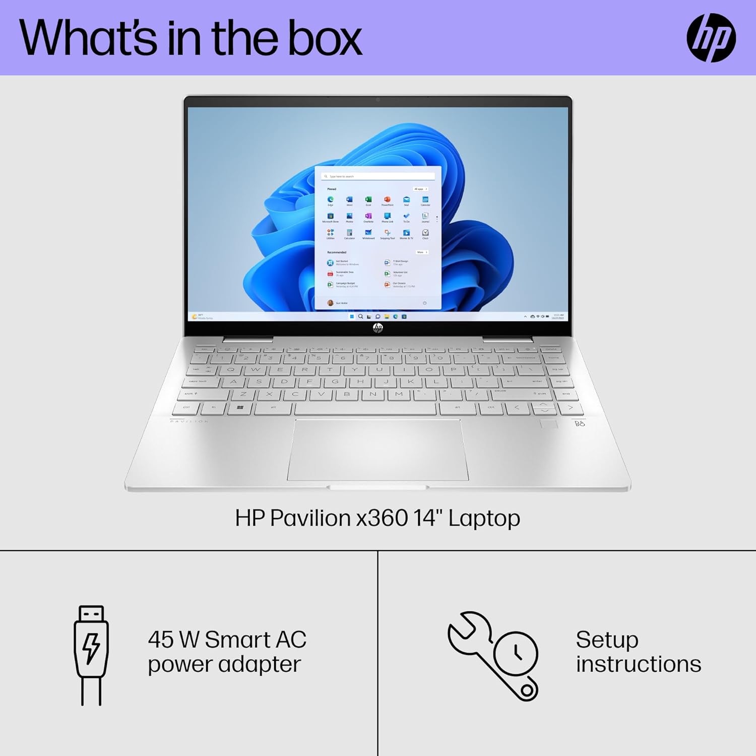 HP Pavilion x360 14 inch Laptop, FHD Touchscreen, 13th Generation Intel Core i3-1315U, 8 GB RAM, 256 GB SSD, Intel UHD Graphics, Windows 11 Home