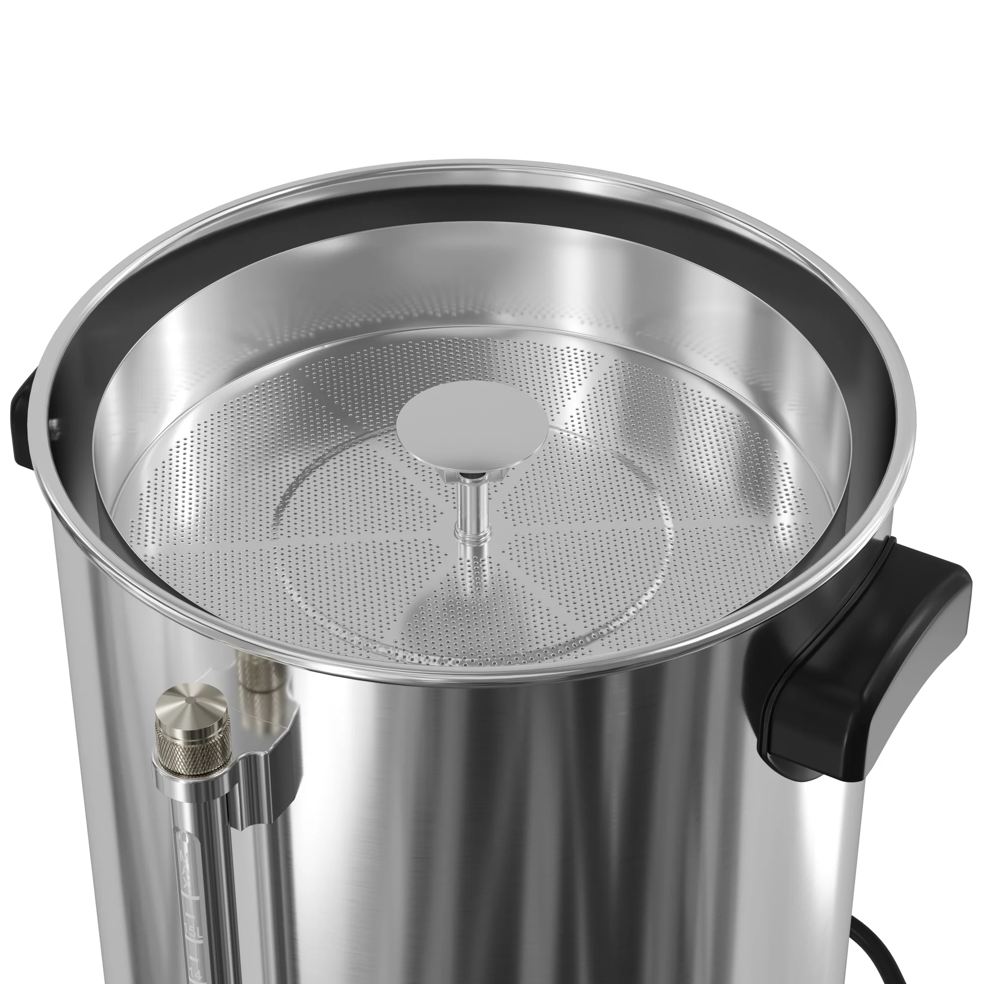 KoolMore Electric 100 Cup Commercial Coffee Percolator in Stainless Steel (KM-CCP100)