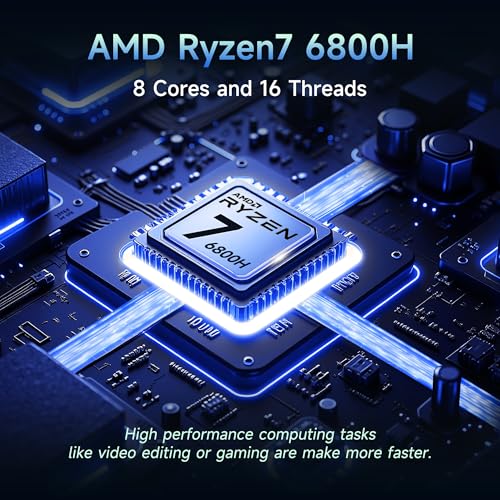 NIMO 17.3" IPS FHD-Gaming-Laptop, 8 Cores AMD Ryzen 7 6800H 16GB DDR5 RAM 1TB SSD (Beat Intel i7-12700H