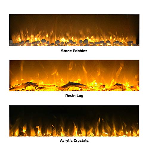 50-Inch Wall Mounted Electric Fireplace