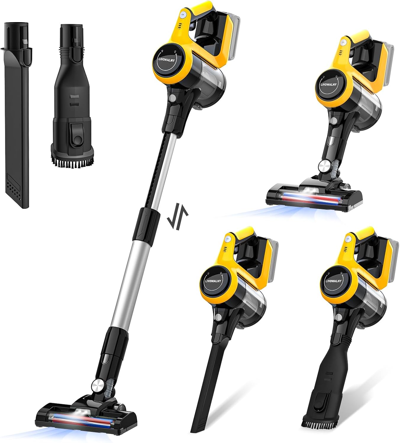Tire Inflator Air Compressor Compatible with DeWalt 20v Max Battery Cordless Vacuum Cleaner for DeWALT 20v/18v Battery
