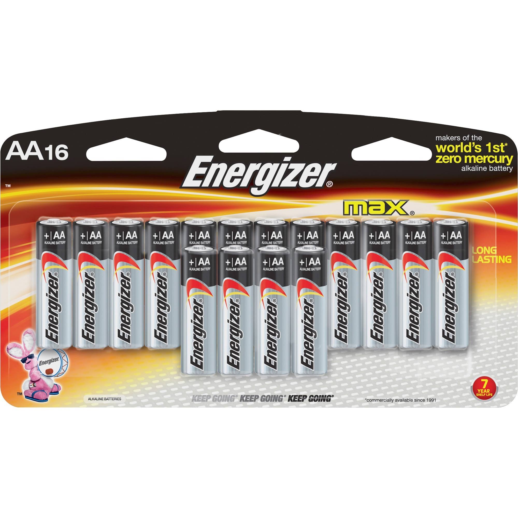 Energizer Max AA Alkaline Batteries