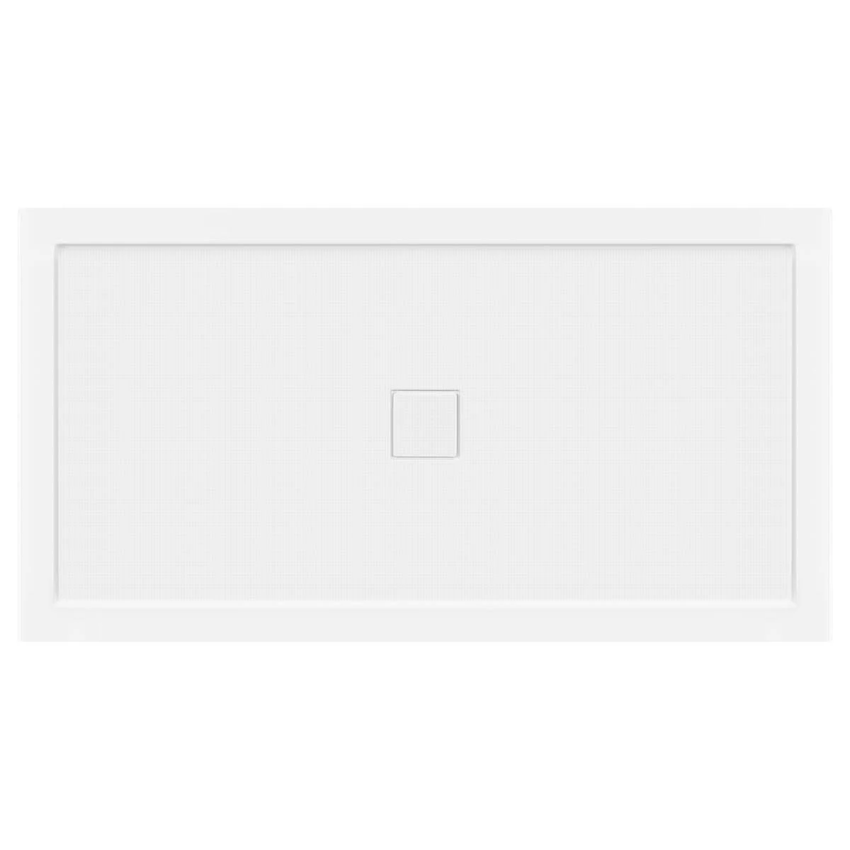 LessCare 60 x 32 Left Double Threshold Shower Pan Base Wall Corner Center Drain