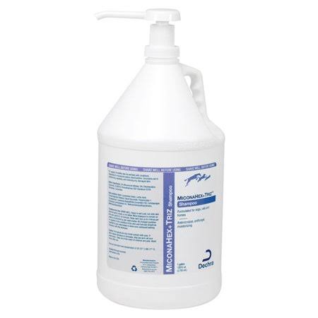 Dechra MiconaHex Triz Shampoo for Cats and Dogs 1 Gallon, Size: 4 lbs