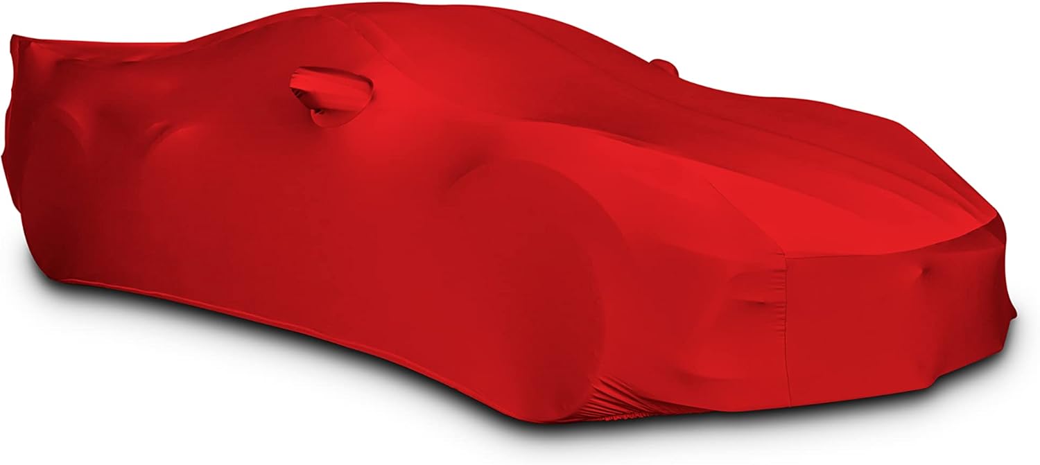 2020-2022 C8 Corvette Stingray Ultraguard Stretch Satin Indoor Car Cover - The Ultimate HIGH END Custom FIT (Black)