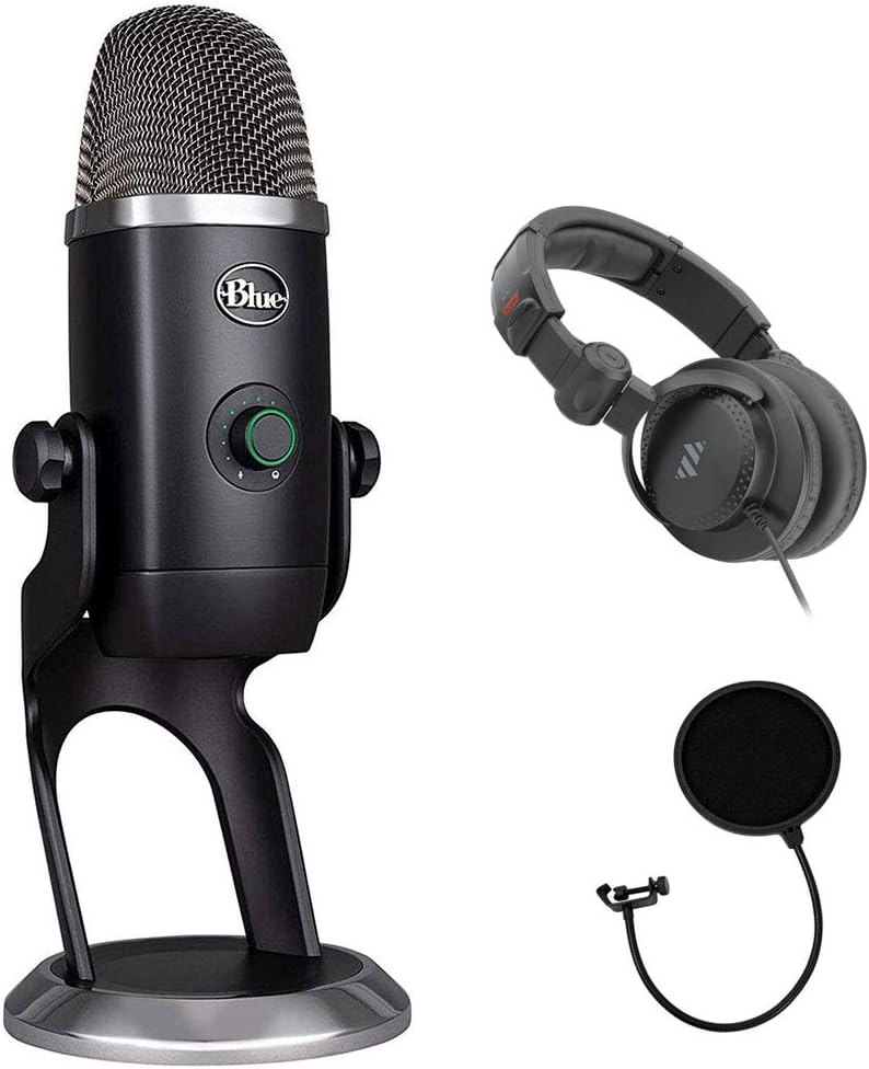 Blue YETI X Pro Condenser USB Microphone Plus Pack Bundle with Presonus StudioOne 5 Artist DAW