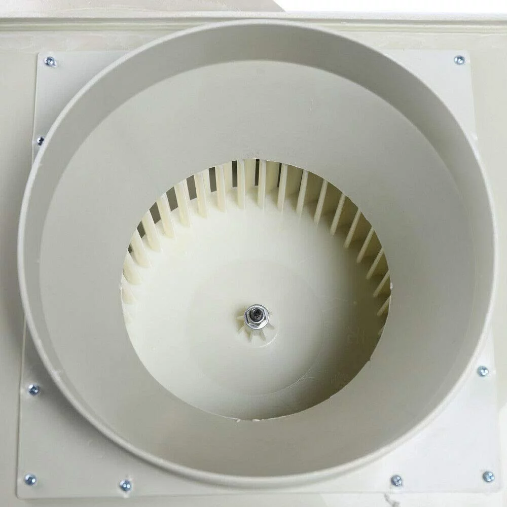 FETCOI Centrifugal Extractor Blower Fan, PP250 Low Noise Laboratory Ventilation Blower Fan Fume Hood 2300m3 / h