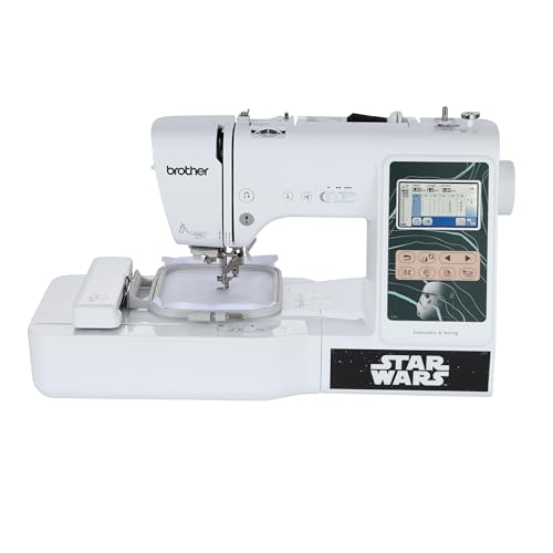Brother LB5500M Marvel 2-in-1 Combo Sewing & Embroidery Machine, 16.5 x 7.76 x 12.1 inches, White
