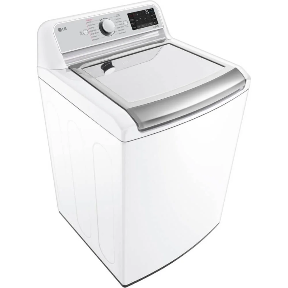 Lg Wt7900h 27" Wide 5.5 Cu Ft. Energy Star Rated Top Loading Washer - White