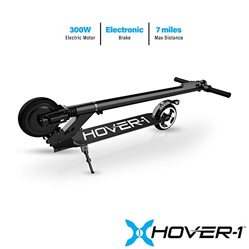 Hover-1 Rally Electric Scooter | 12MPH, 7 Mile Range, 4HR Charge, LCD Display, 6.5 Inch High-Grip Tires, 220LB Max Weight, Cert. & Tested