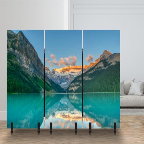 3 Panels Freestanding Acoustic Room Divider Breathtaking Orlando Park During Vibrant Sunrise Central Florida Soundproof Privacy Screen Folding Sound
