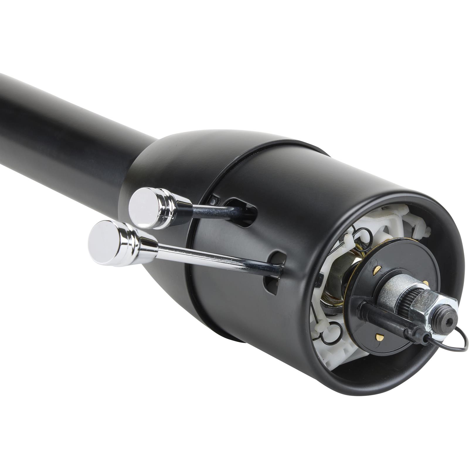 Universal GM Tilt Steering Column, Floor Shift, 32 Inch, Black