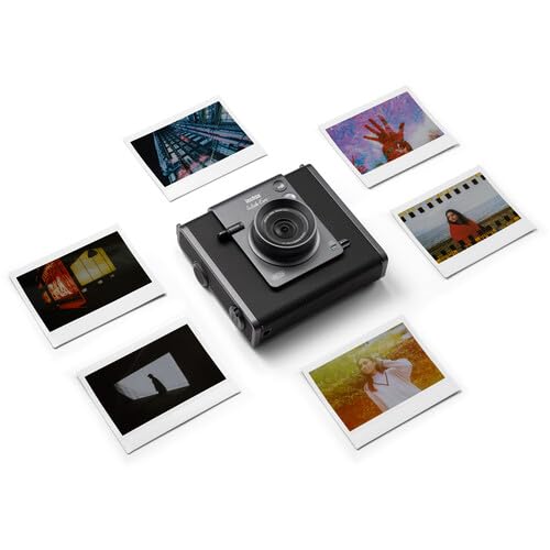 INSTAX Wide EVO 2-in-1 Instant Film Camera and Printer, Rear LCD Screen, 10 Lens and 10 Film Filters, Wide-Angle Lens Function
