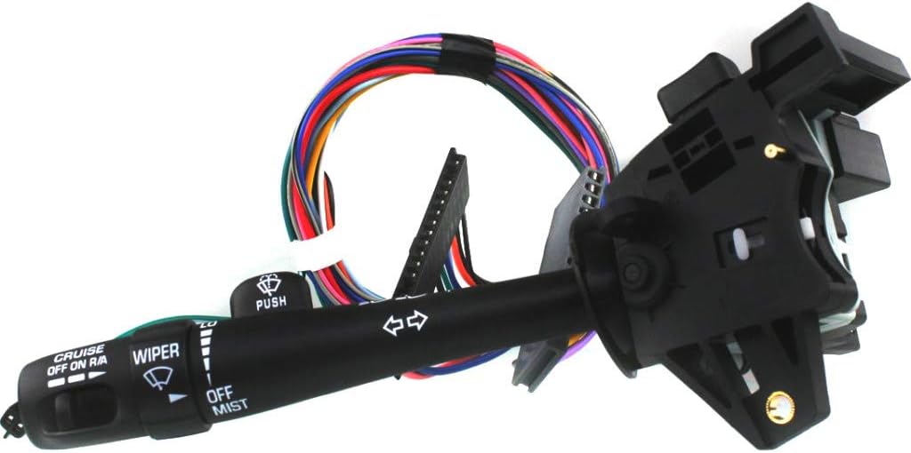 For Buick Century Turn Signal Switch 1997-2005 | Standard Dimmer | 3 Male Connector | Female Terminal | Cruise Control | Wiper & Windshield |